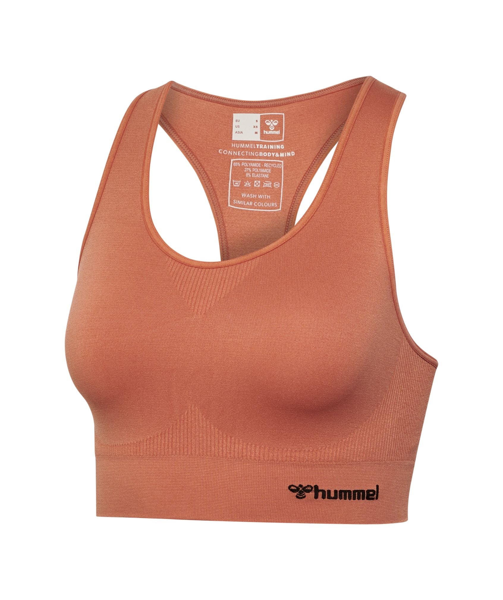 Hummel® - TIF Seamless Sports Top (Apricot Brandy)