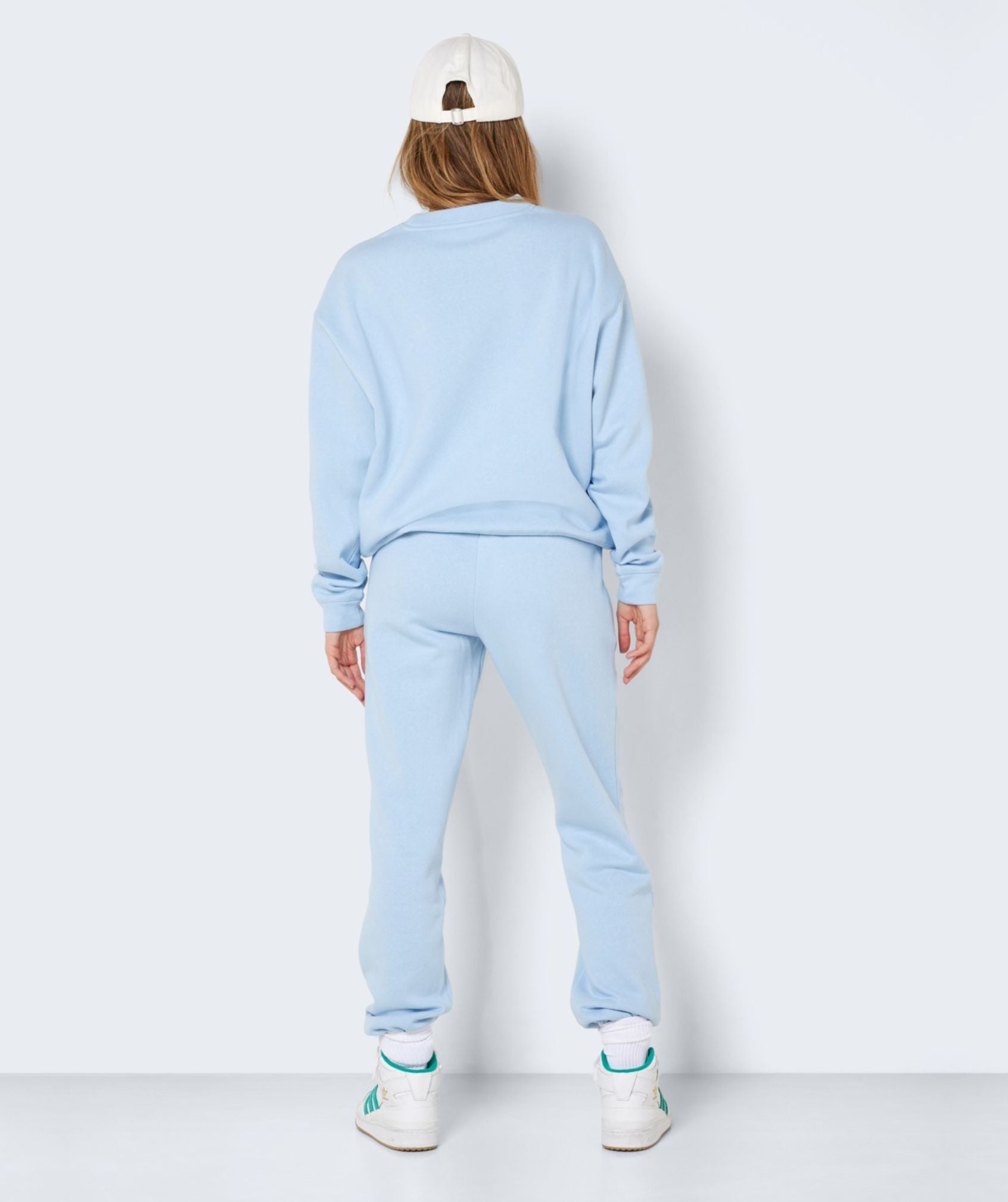 Noisy May - Alden L/S Logo Sweat (Cerulean)