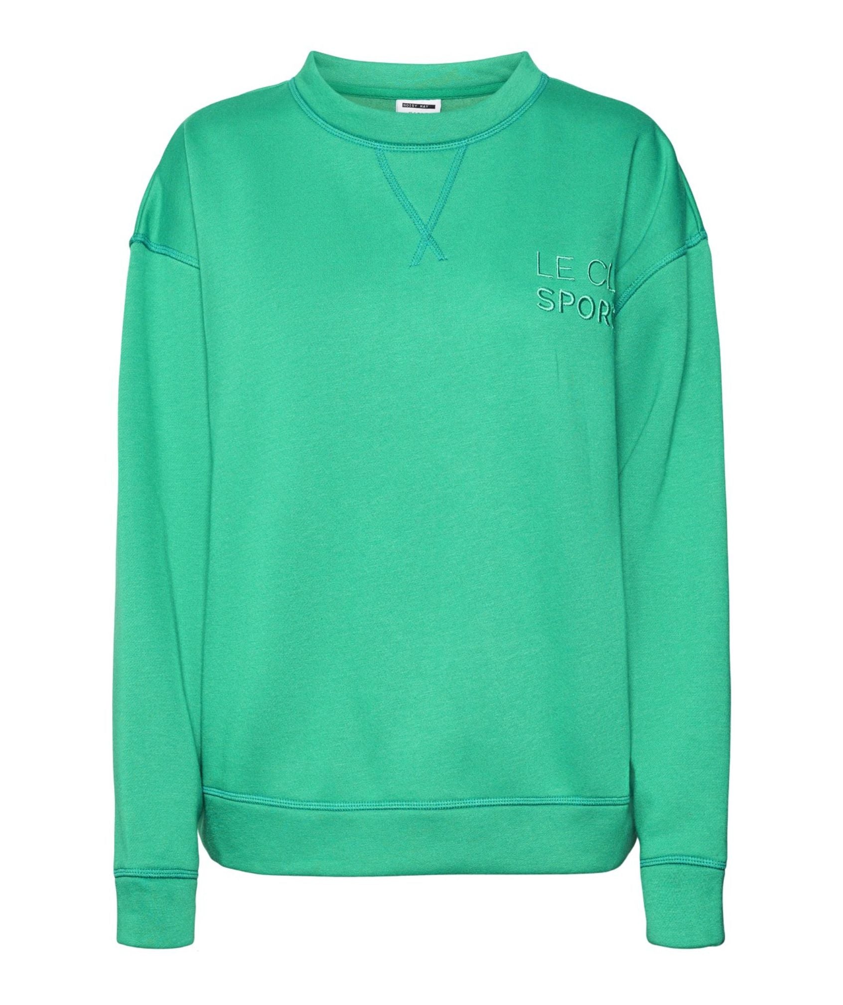 Noisy May - Alden L/S Logo Sweat (Emerald)