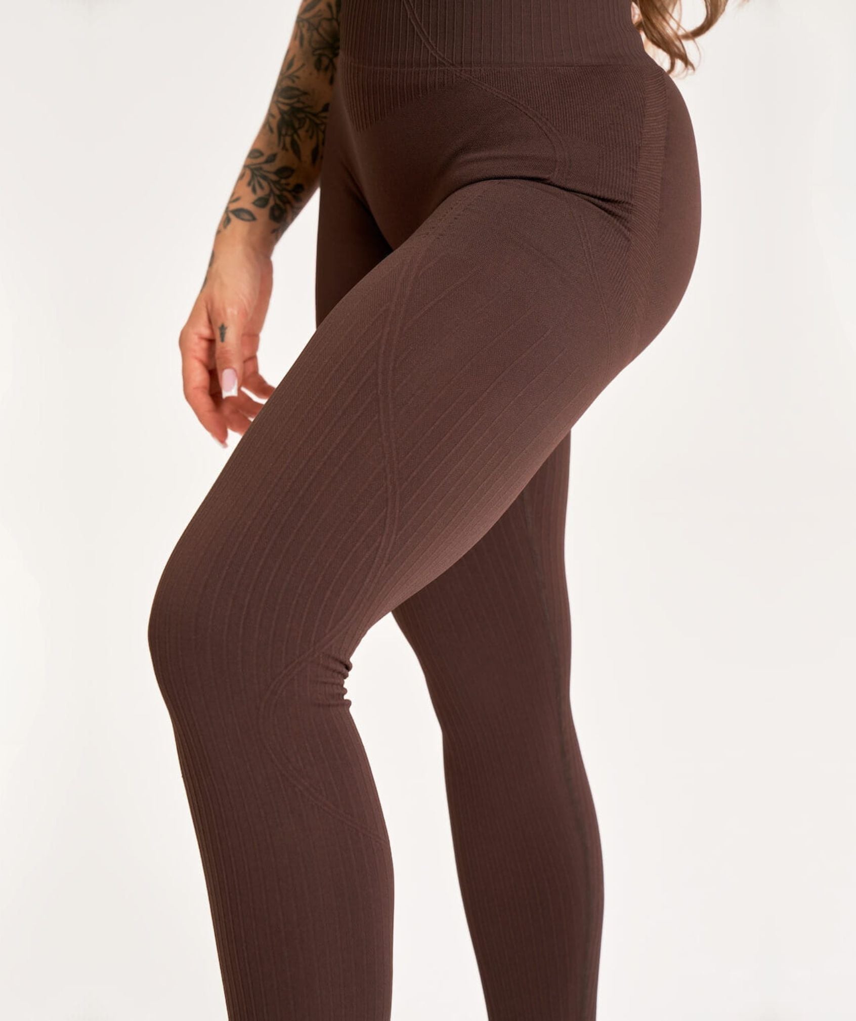 Gym Glamour - Mimi Seamless Leggings 2.0 (Chocolate)