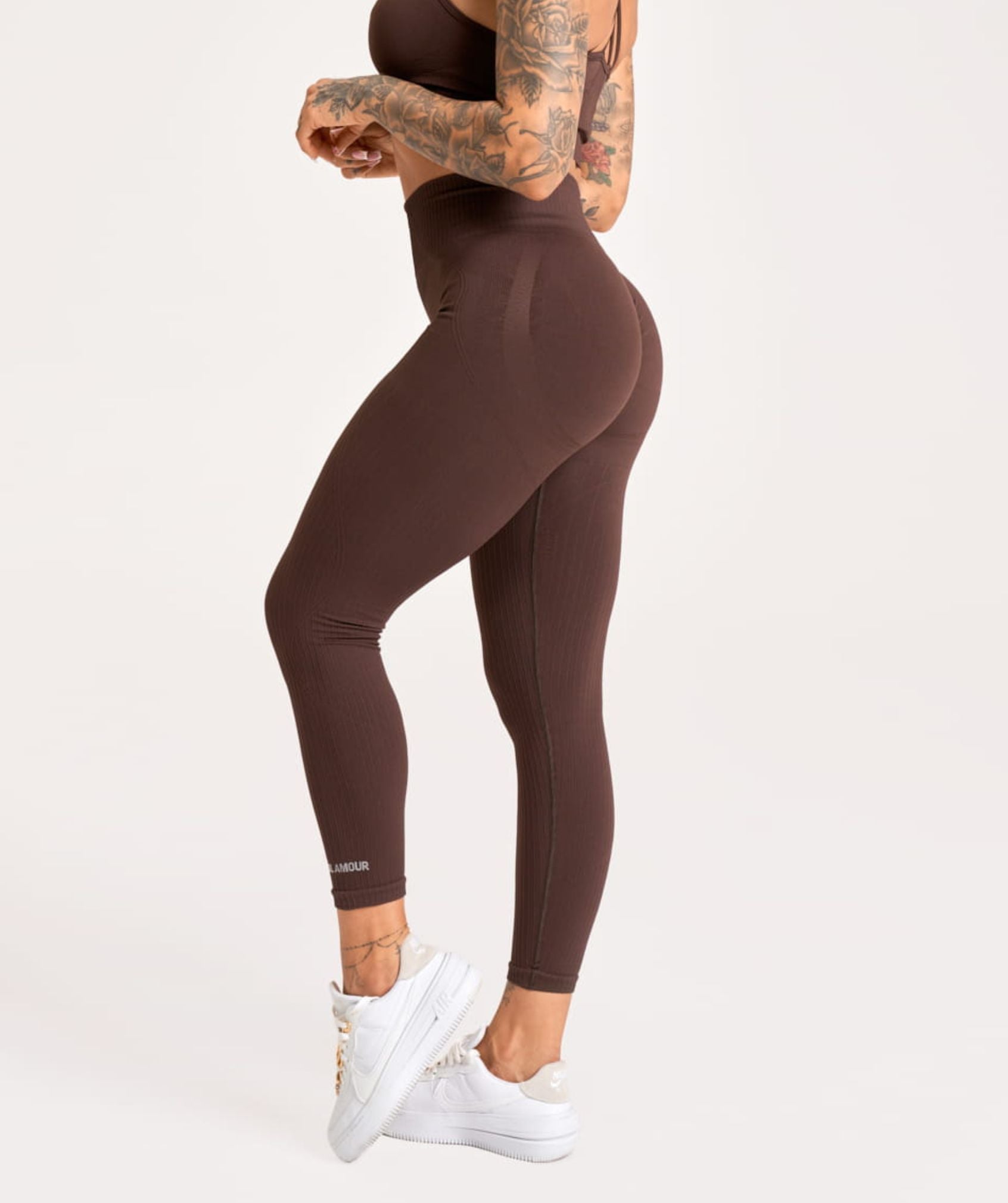 Gym Glamour - Mimi Seamless Leggings 2.0 (Chocolate)