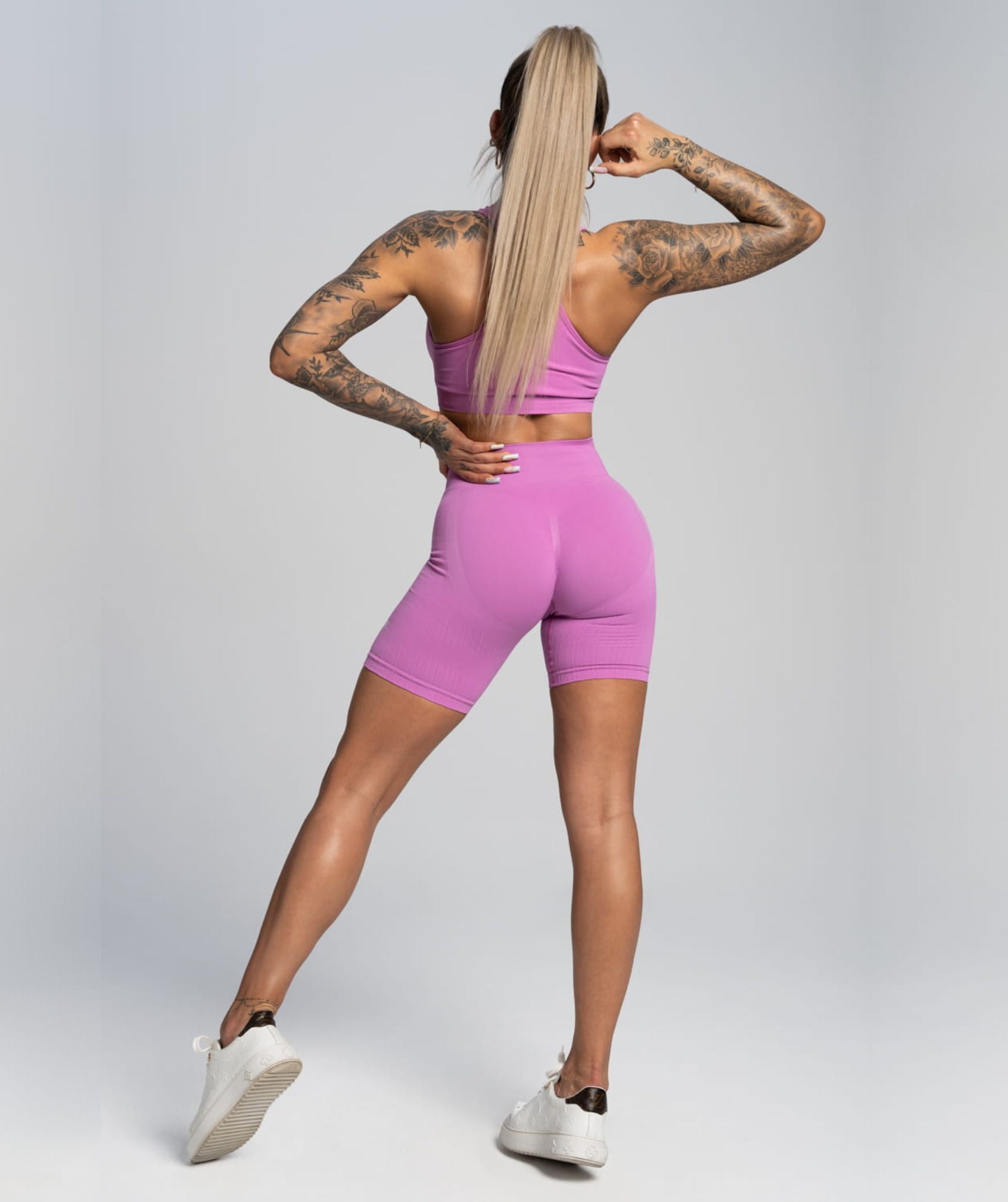 Gym Glamour - Mimi Biker Shorts (Pink)