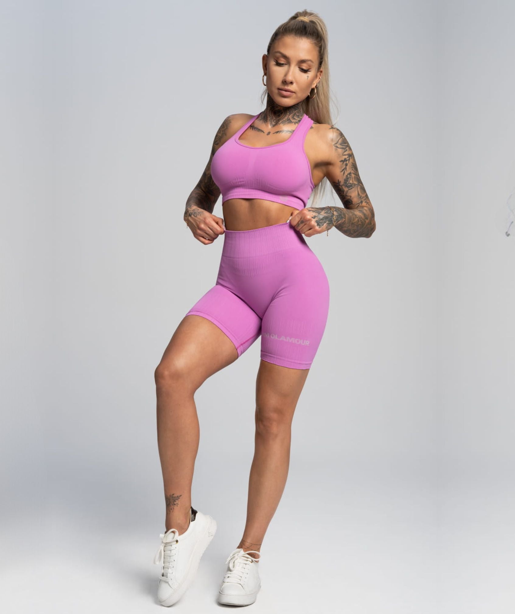 Gym Glamour - Mimi Biker Shorts (Pink)