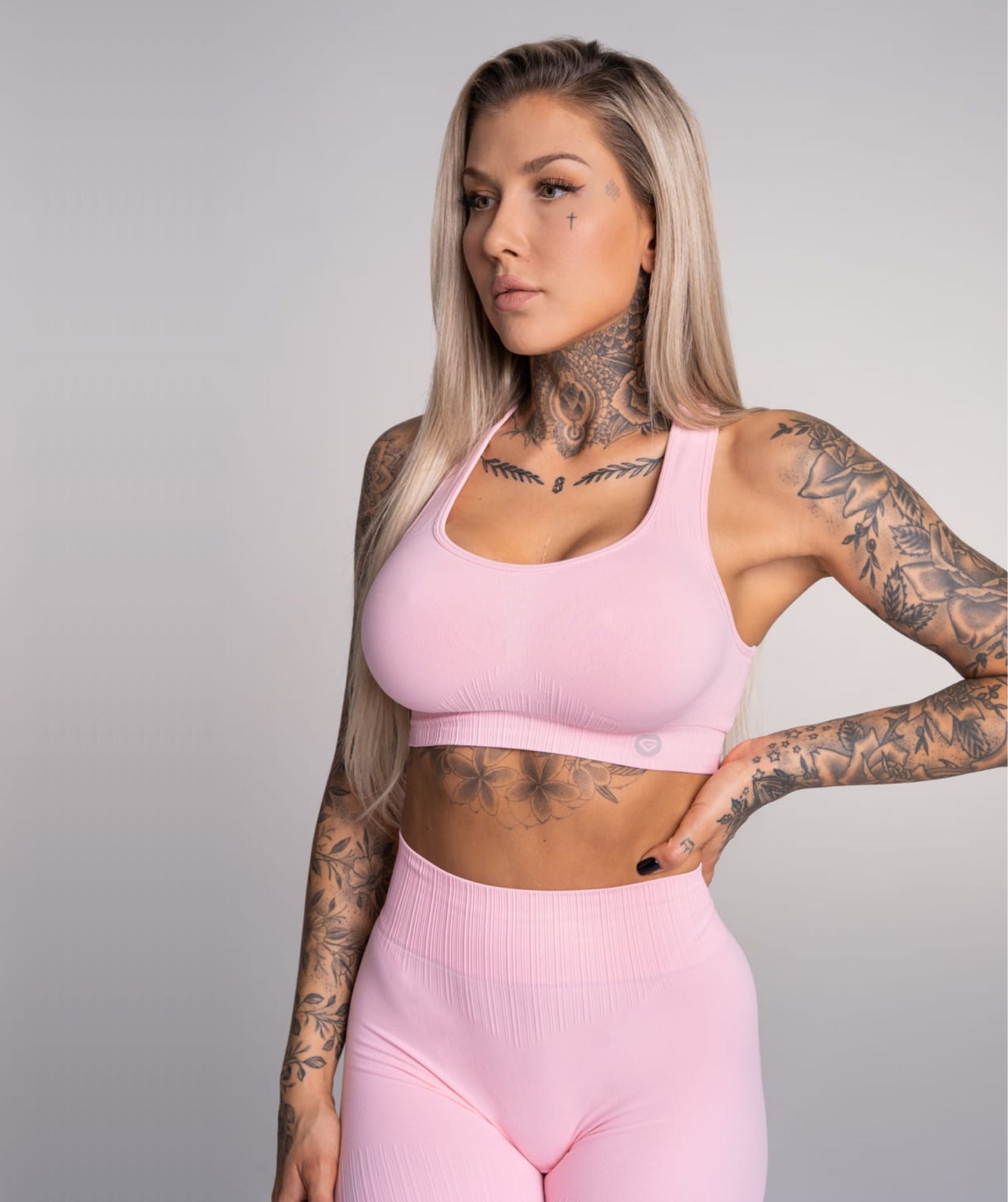 Gym Glamour - Mimi Seamless Sportsbh (Candy Pink)