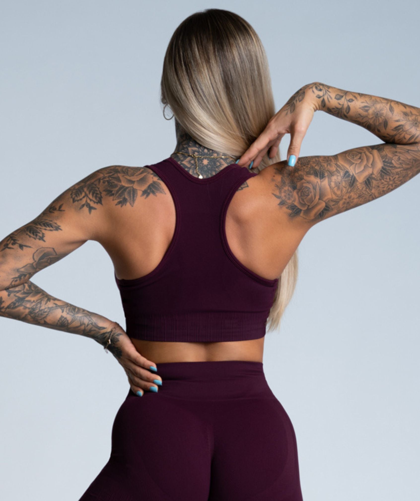 Gym Glamour - Mimi Seamless Sportsbh (Grape)