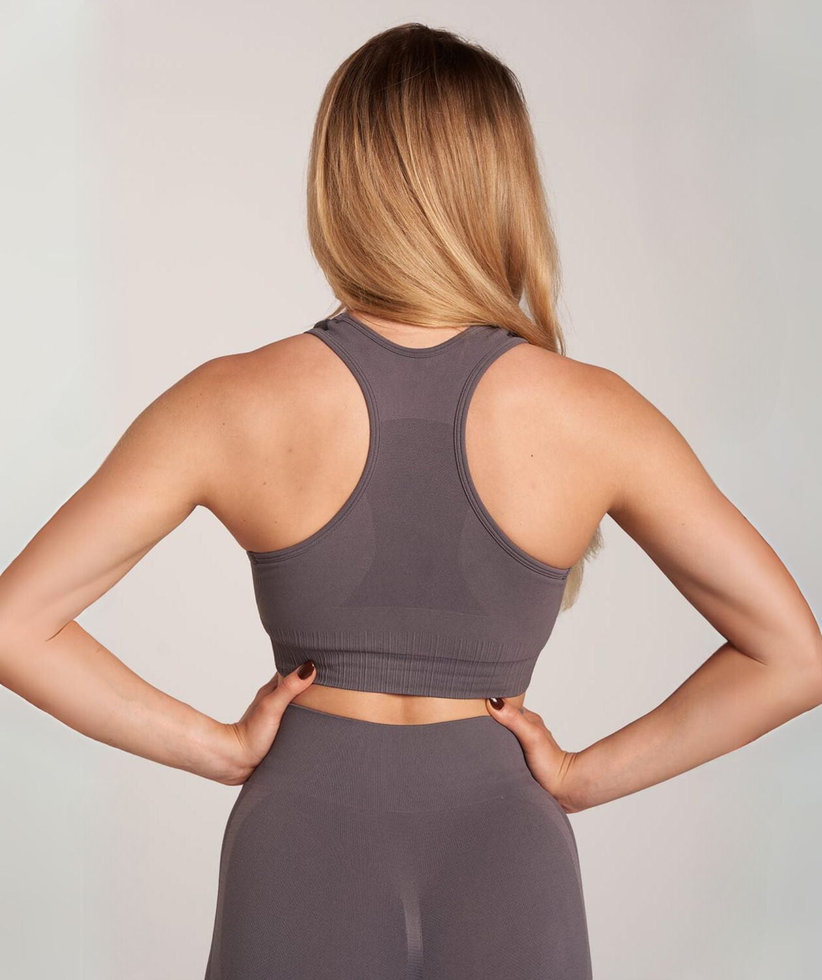 Gym Glamour - Mimi Seamless Sportsbh (Grey)