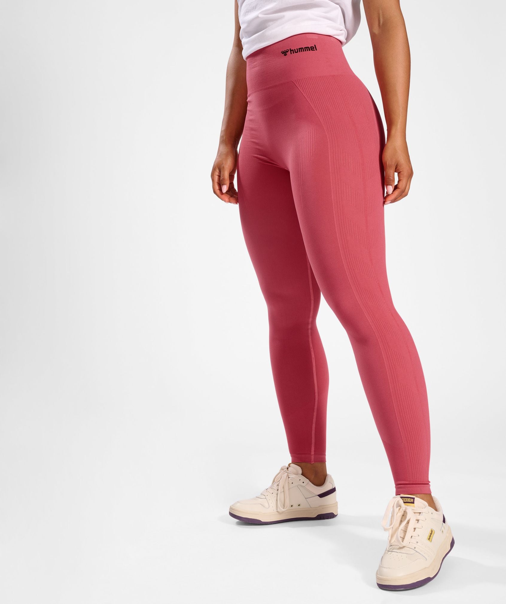 Hummel® - TIF High Waist Seamless Leggings (Mineral Red)