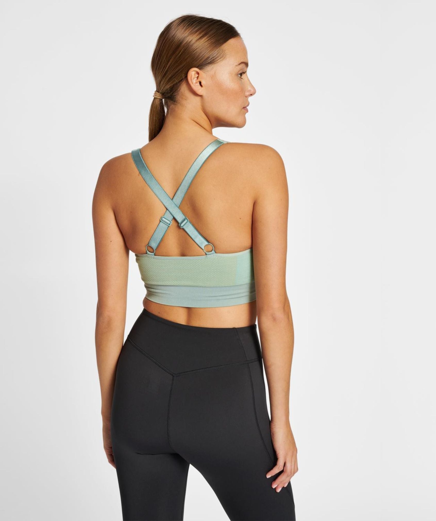 Hummel® - Clea Seamless Sports Top (Chinois Green)