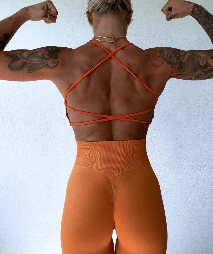 Jentle - Evy Sports Bra (Orange)