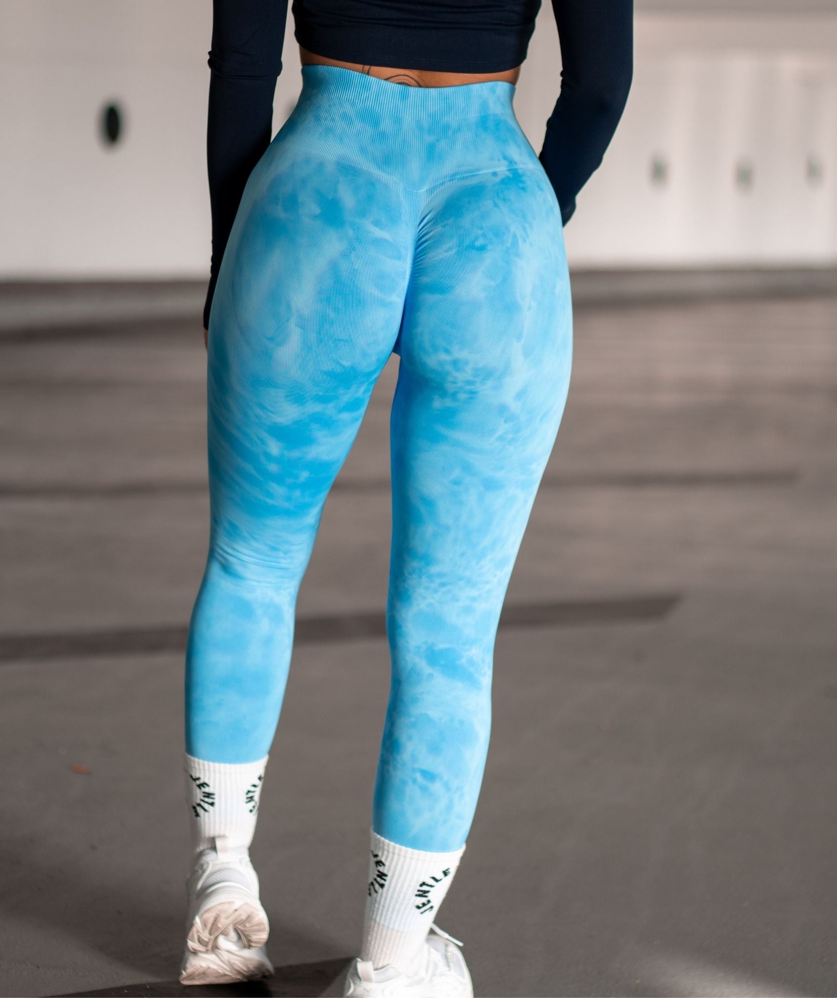 Marble Leggings (Blue)