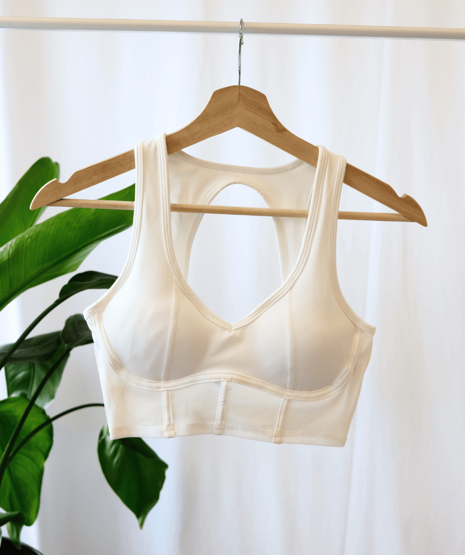 Jentle - Nova Sports Bra (White)