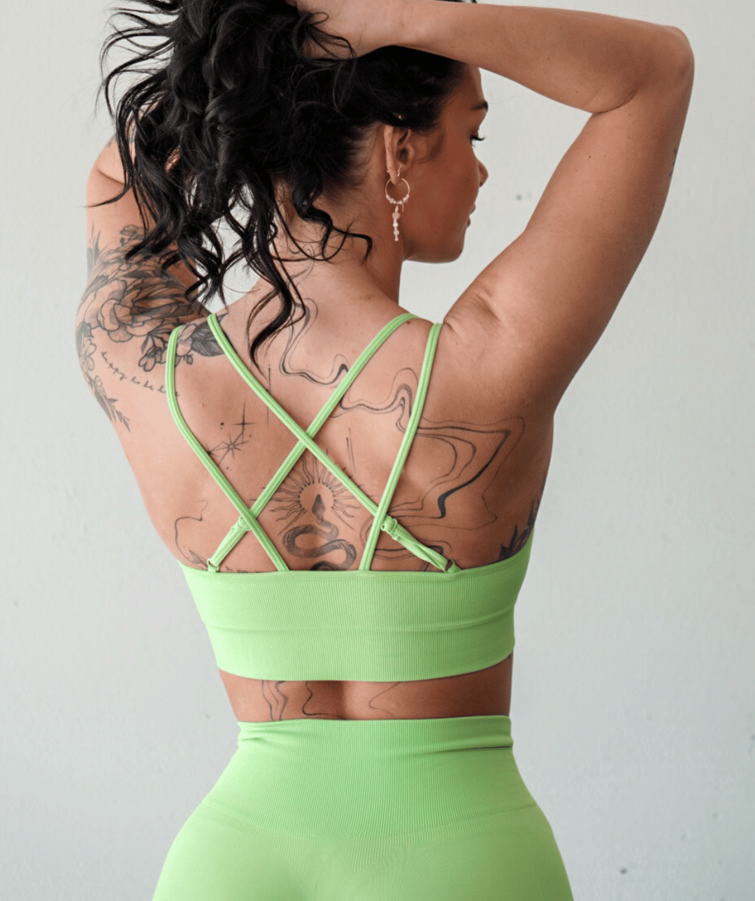 Jentle - Power Sports Bra (Green)