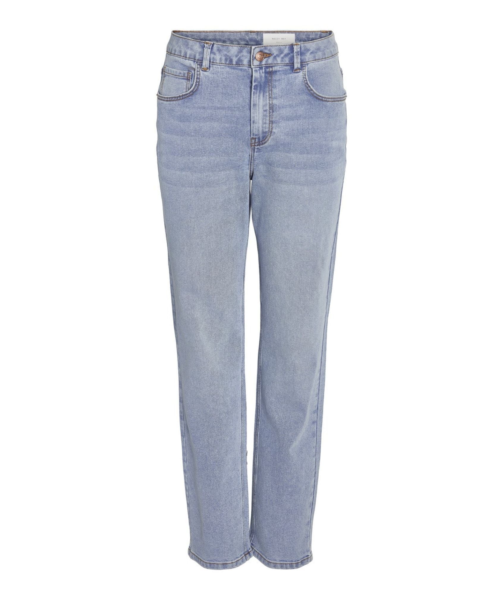 Noisy May - Guthie HW Straight Jeans (Light Blue Denim)
