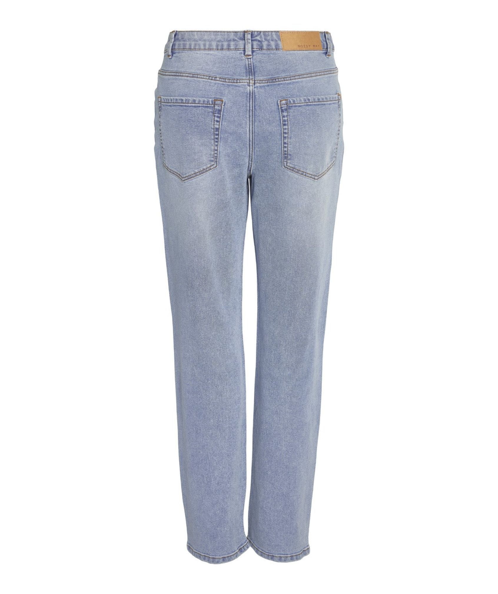 Noisy May - Guthie HW Straight Jeans (Light Blue Denim)