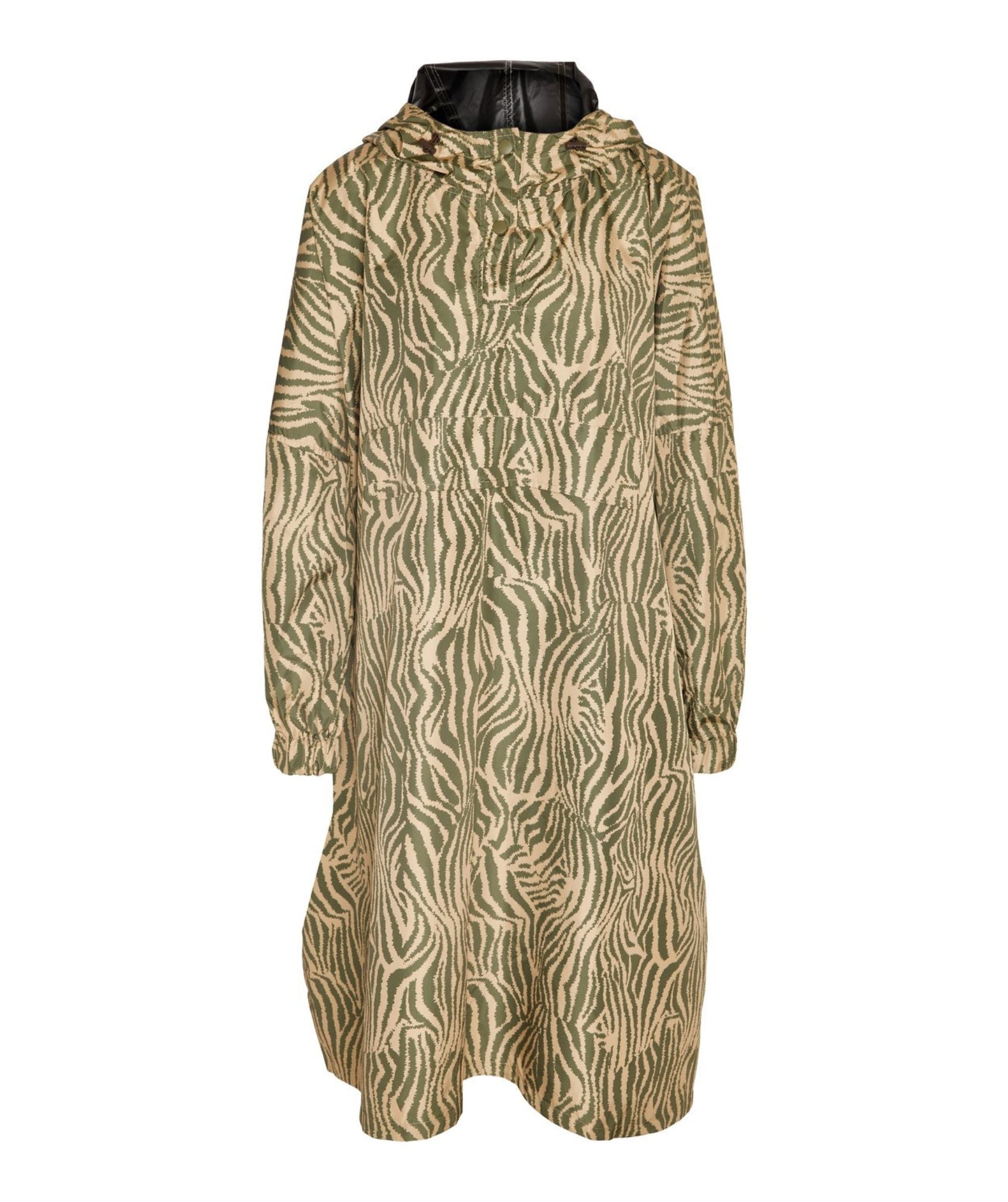 Noisy May - Sky L/S Printed Rainponcho (Nomad Zebra Kalamata)