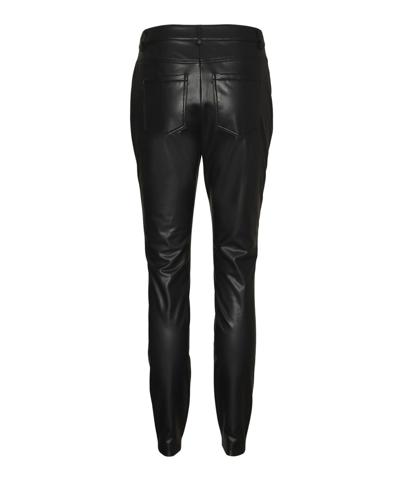 Noisy May - Elly HW PU Pants (Black)