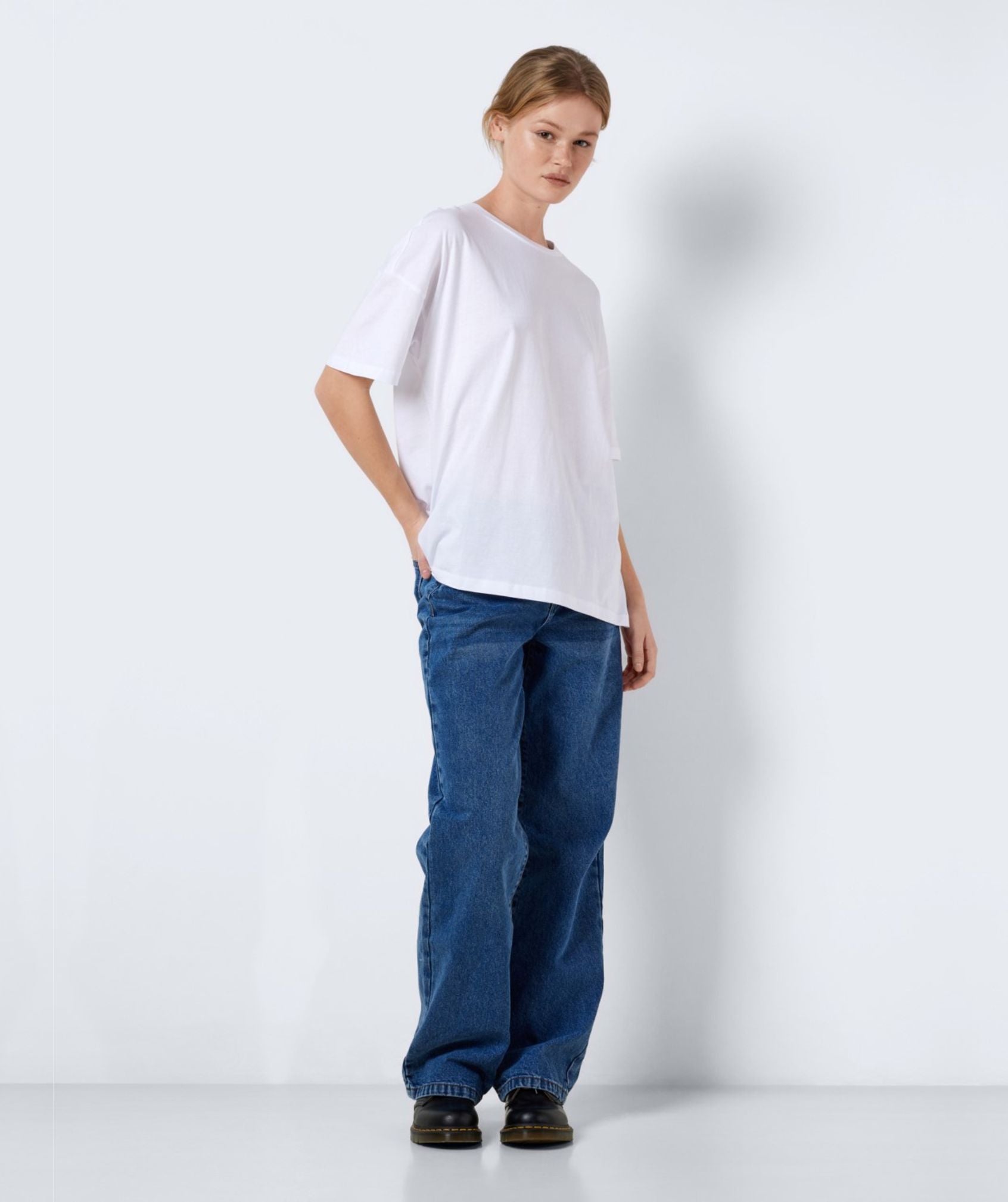 Noisy May - Ida Oversize T-shirt (White)