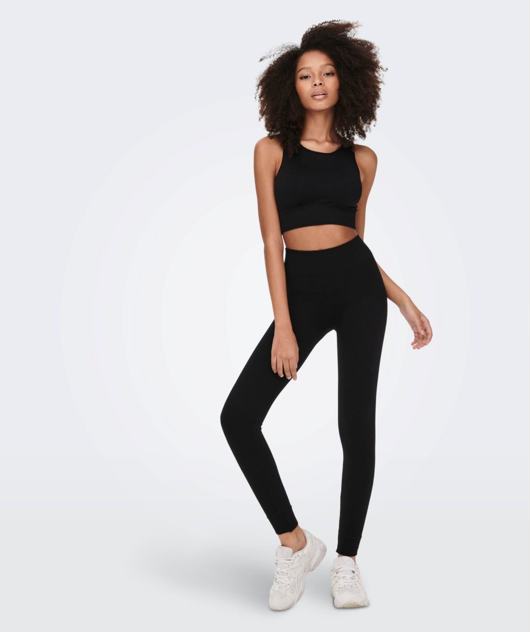 Only Play - Jaia Life Lounge Seam Short Top (Black)