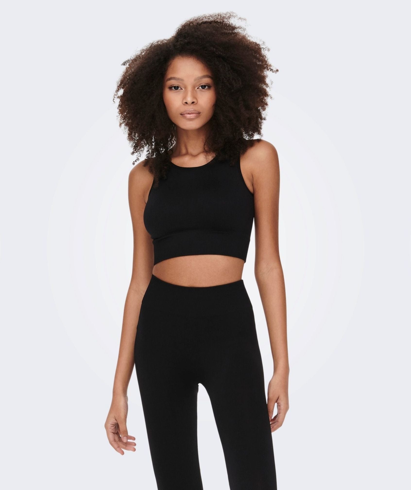 Only Play - Jaia Life Lounge Seam Short Top (Black)