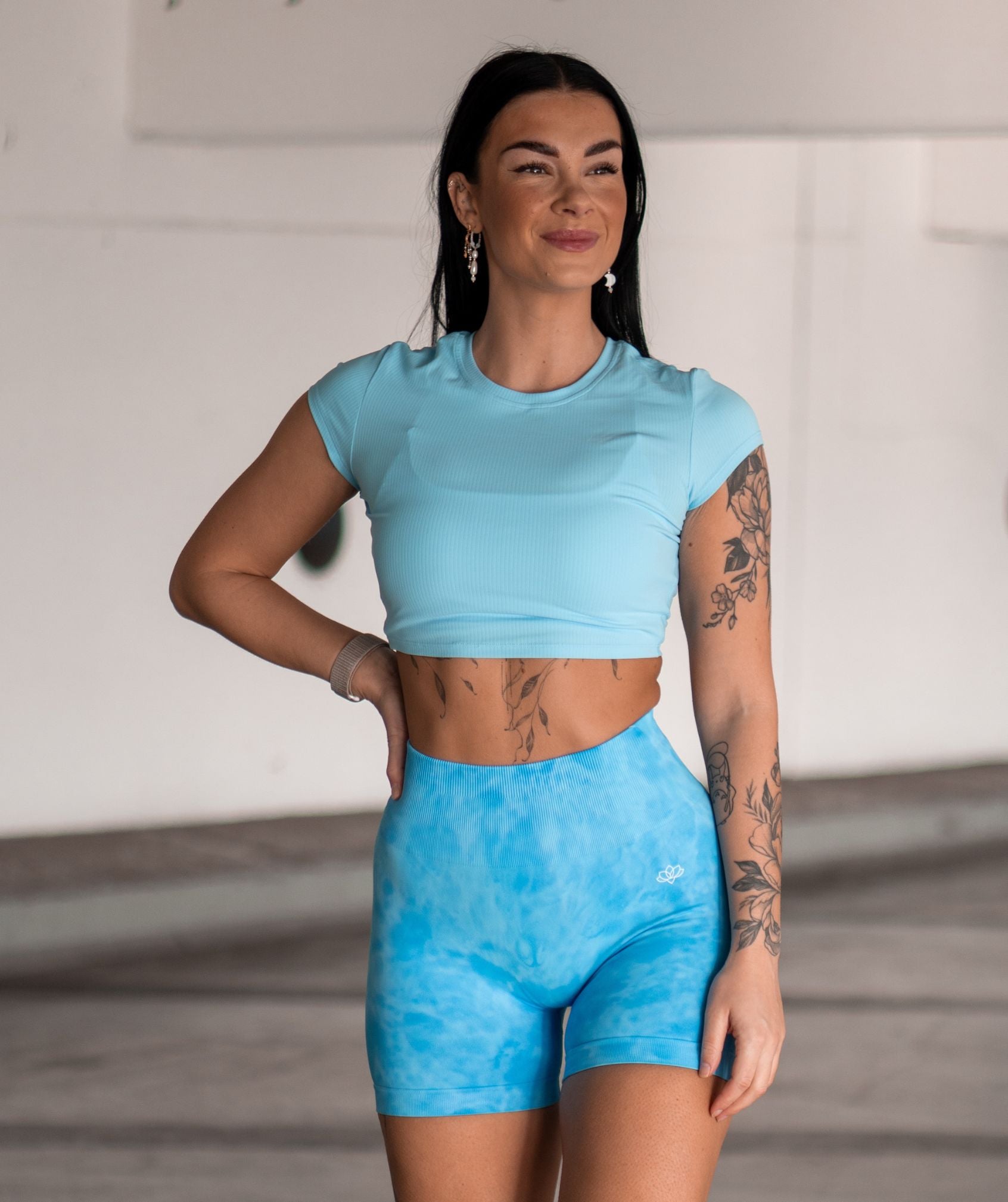 Evoke Crop Top (Light Blue)