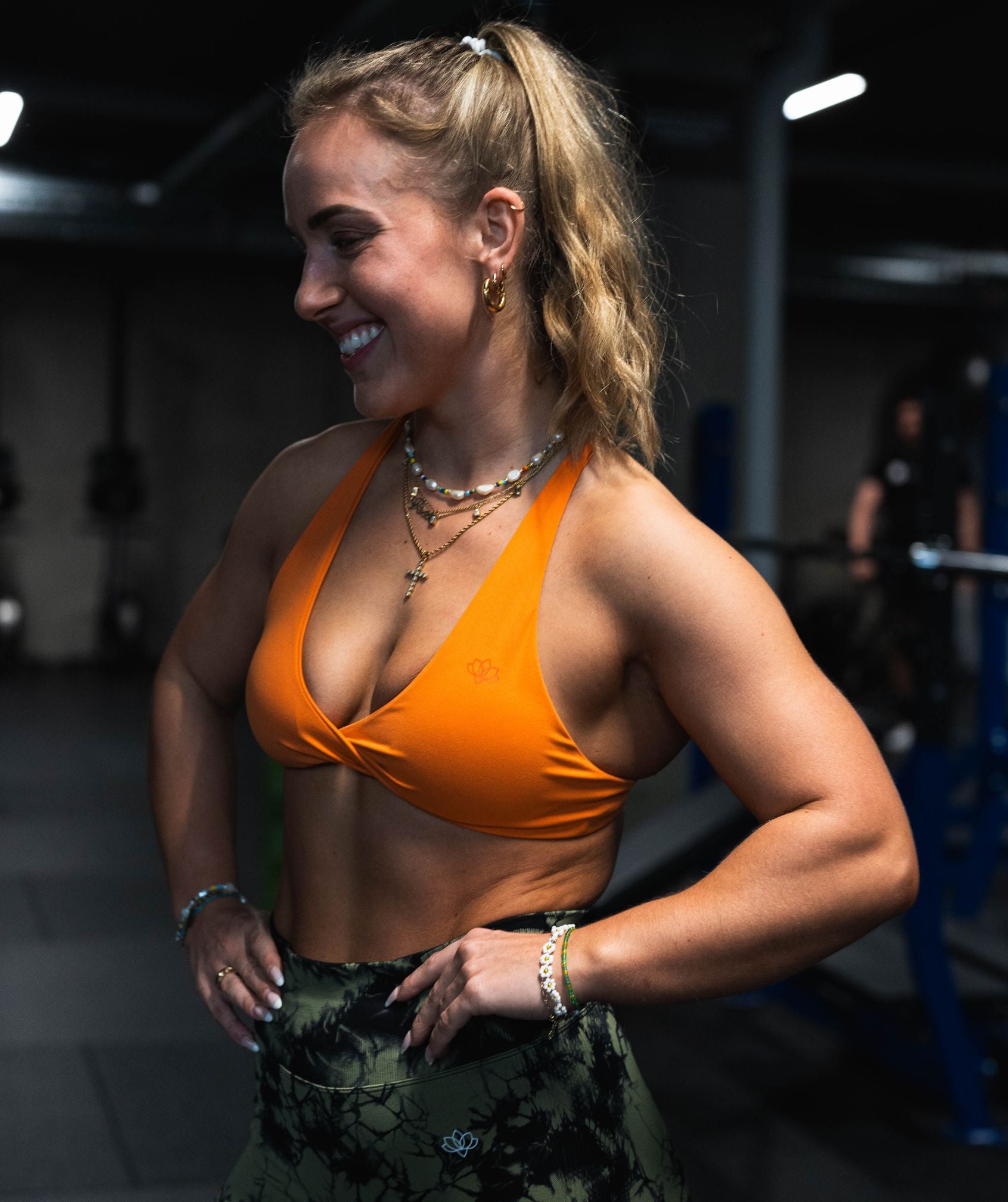 Jentle - Mira Sports Bra (Orange)