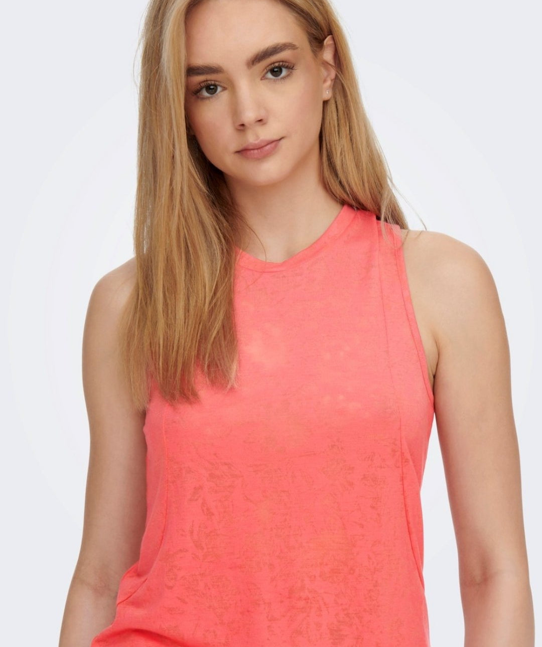 Only Play - Betta SL Burnout Top (Spiced Coral)