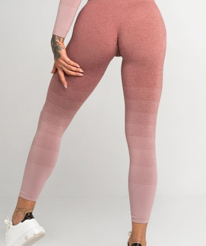 Gym Glamour - Ombre Leggings (Rosa)