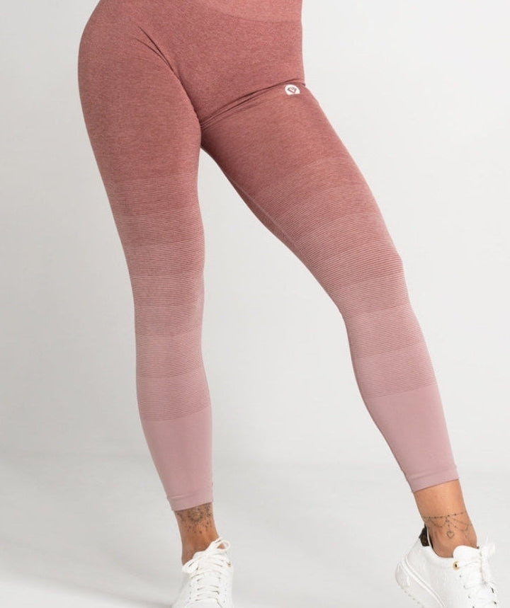 Gym Glamour - Ombre Leggings (Rosa)