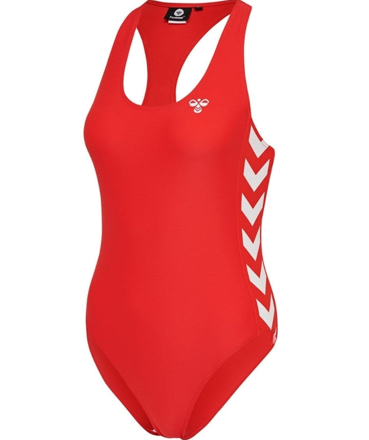 At bidrage kabine skildring Hummel® - Donna Swimsuit (High Risk Red)