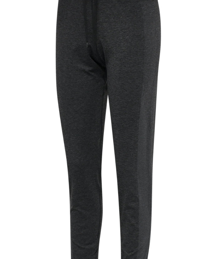 Hummel® - Ivy Seamless bukser (Black Melange)