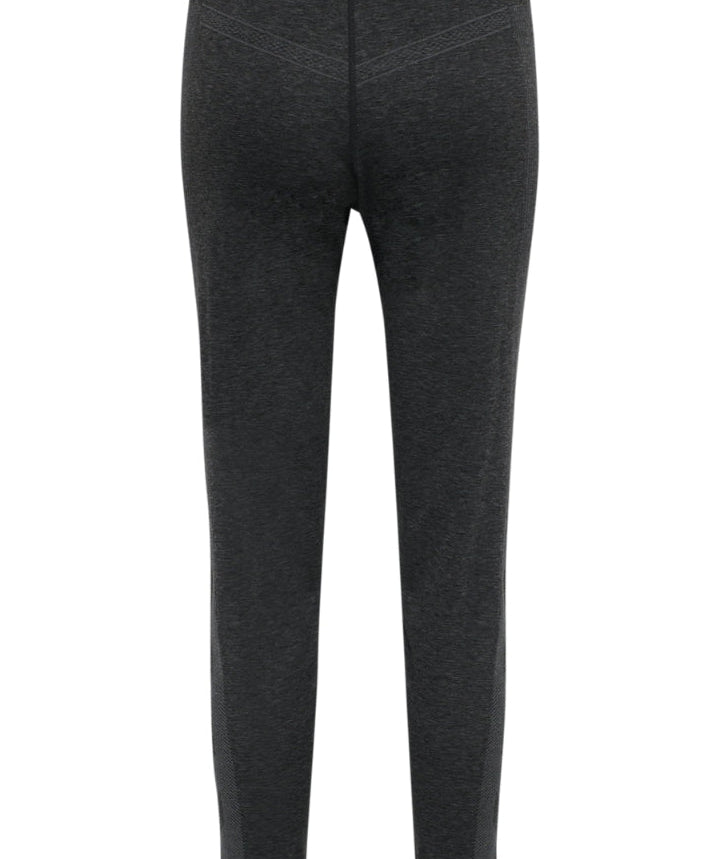Hummel® - Ivy Seamless bukser (Black Melange)