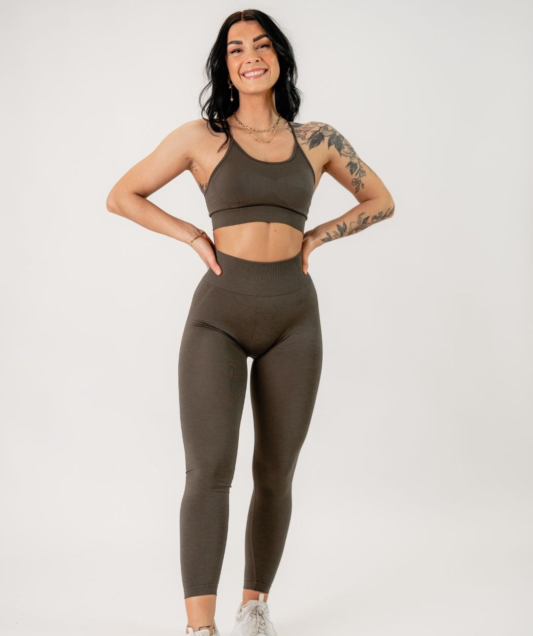 Jentle - Saga Leggings (Brown)