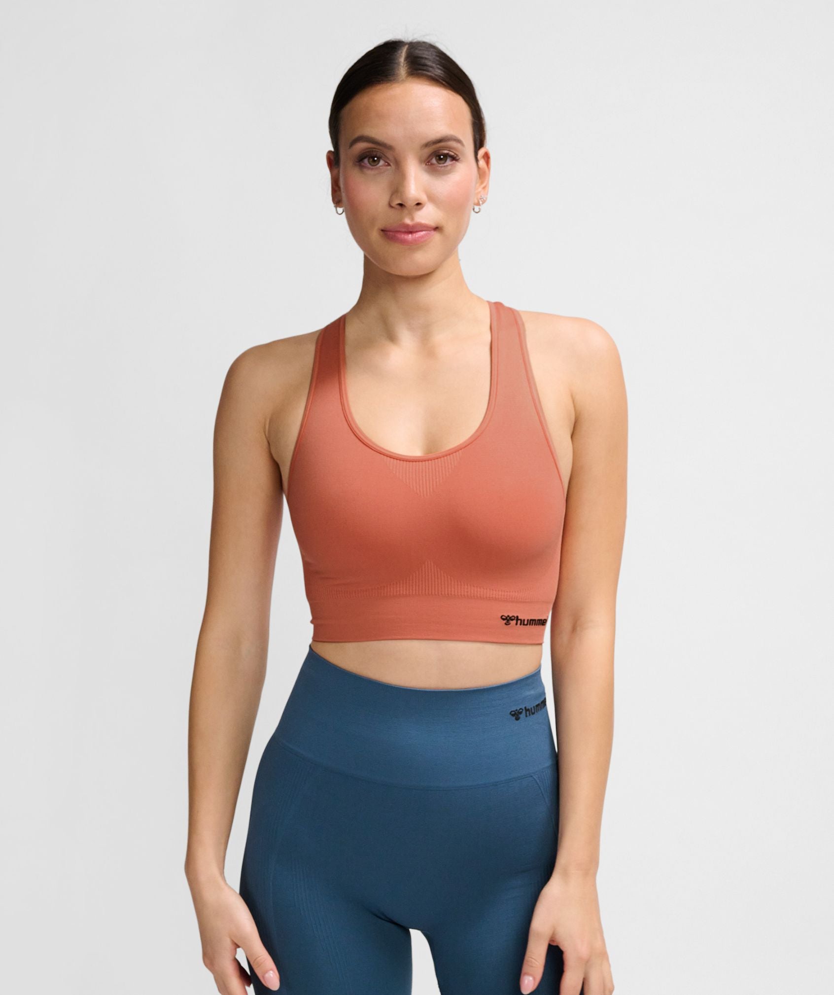 Hummel® - TIF Seamless Sports Top (Apricot Brandy)