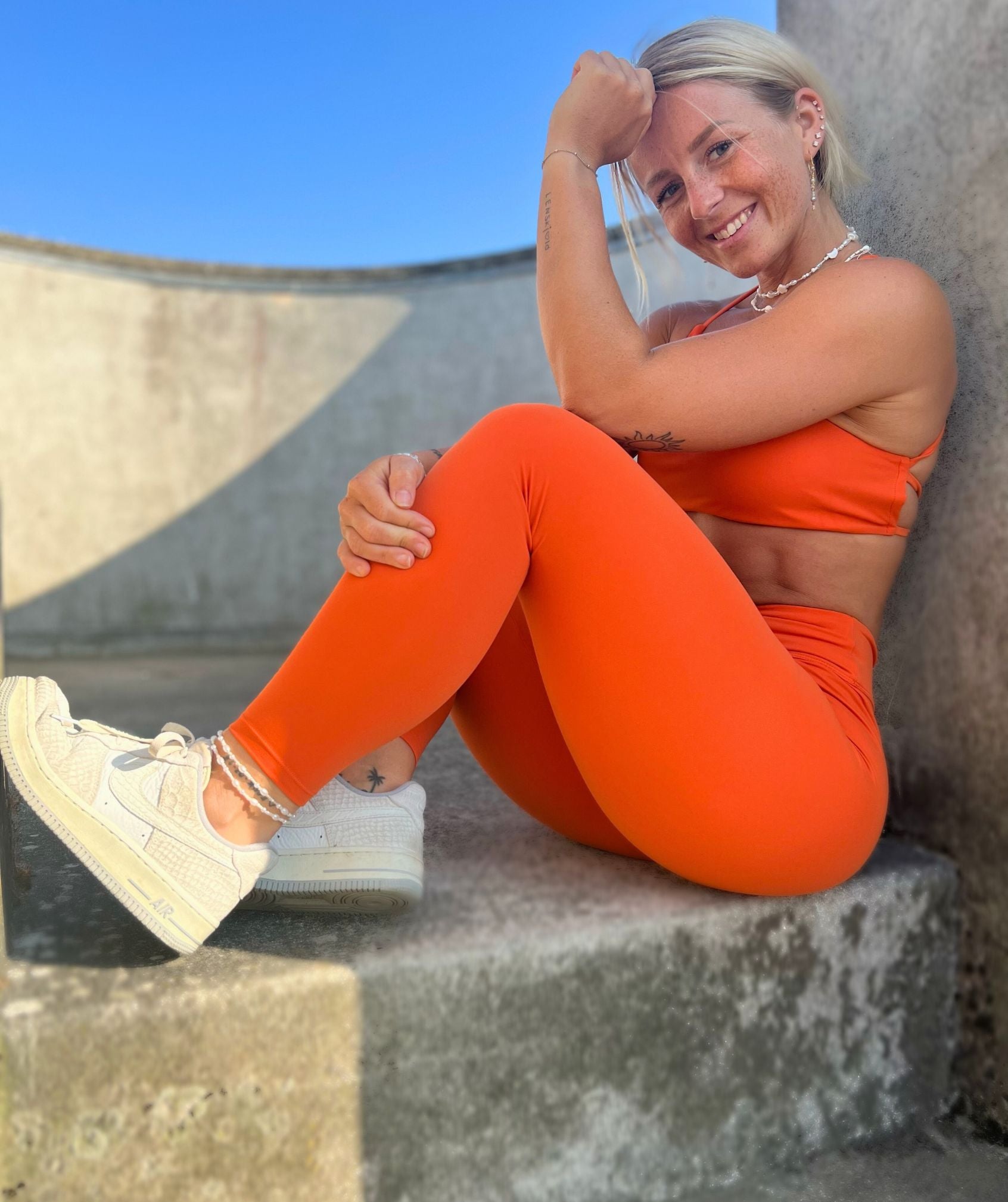 Jentle - Evy Leggings (Orange)