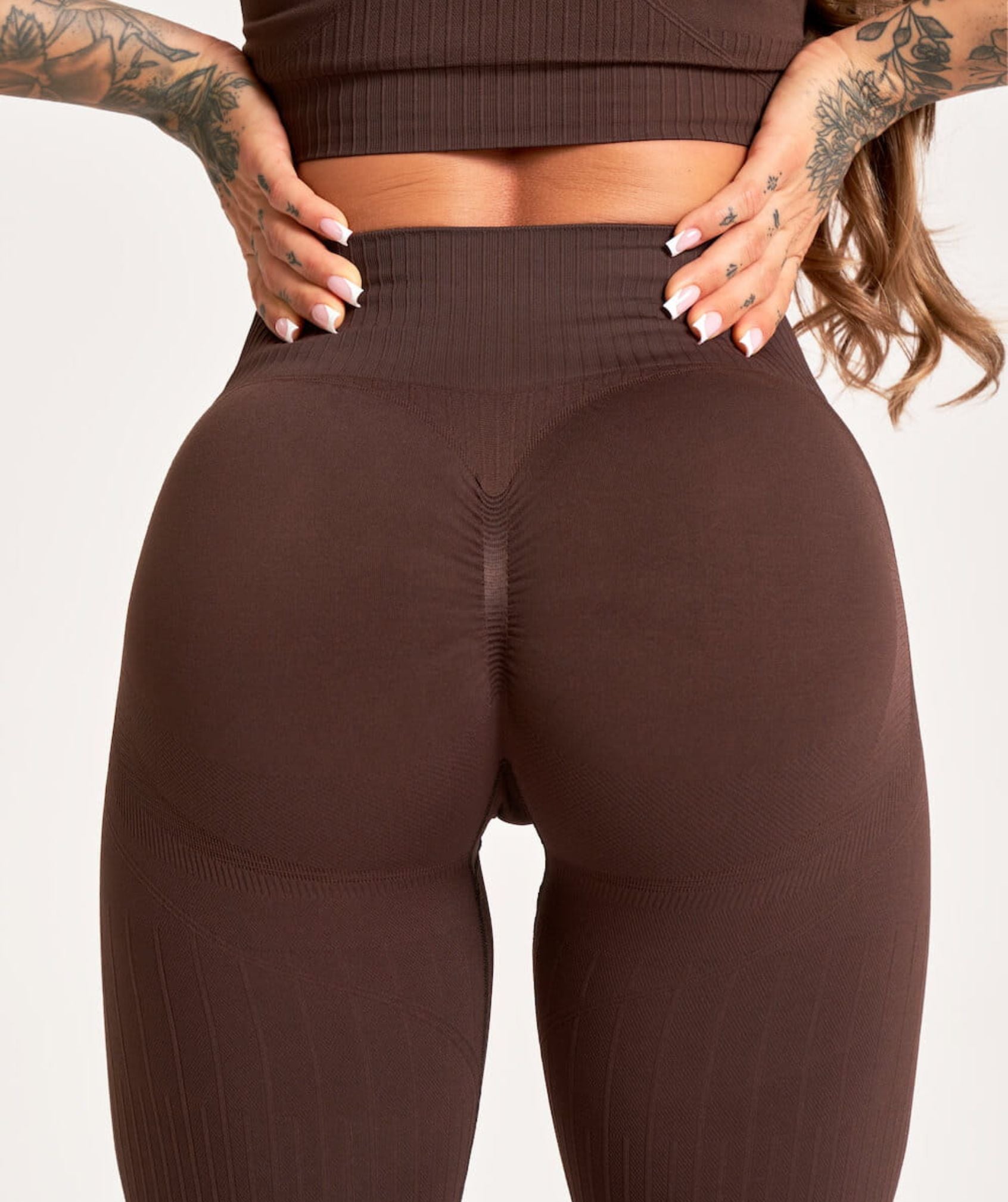 Gym Glamour - Mimi Seamless Leggings 2.0 (Chocolate)