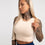 Gym Glamour - Elsa Tied Top (Beige)