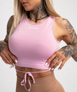 Gym Glamour - Elsa Tied Top (Pink)