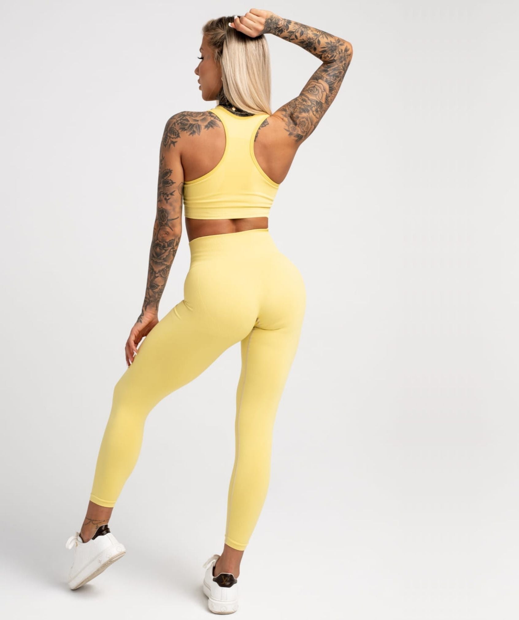 Gym Glamour - May Compress Leggings (Golden Hour)