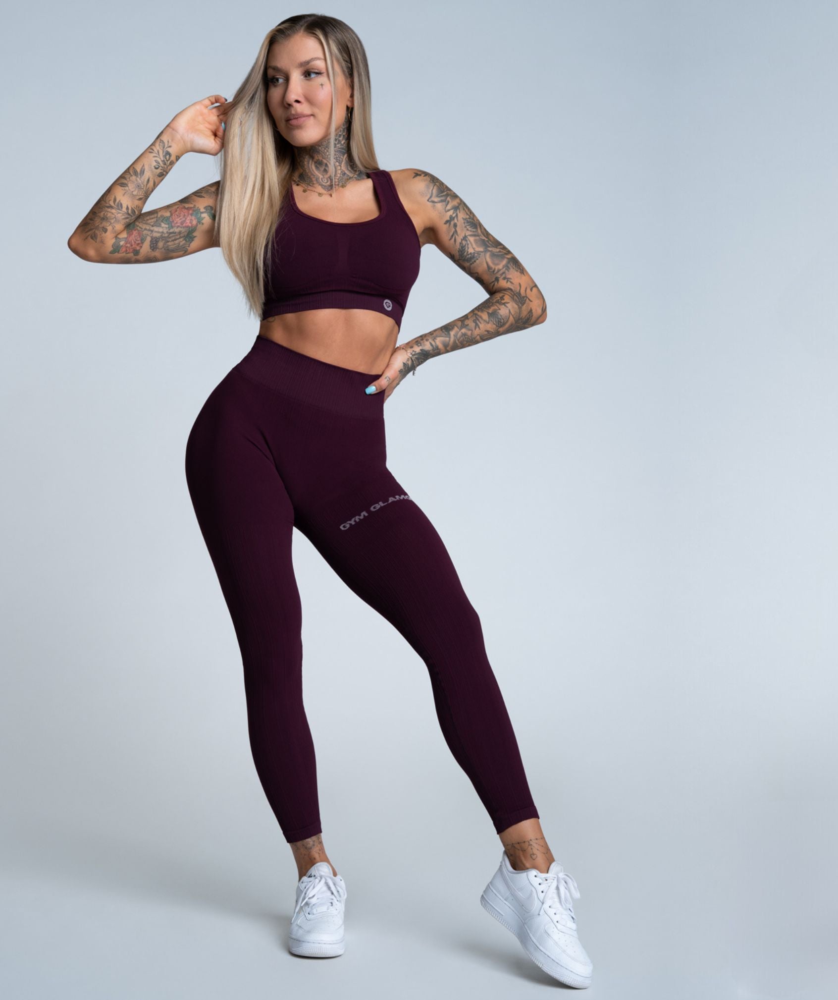 Gym Glamour - Mimi Seamless Leggings (Grape)