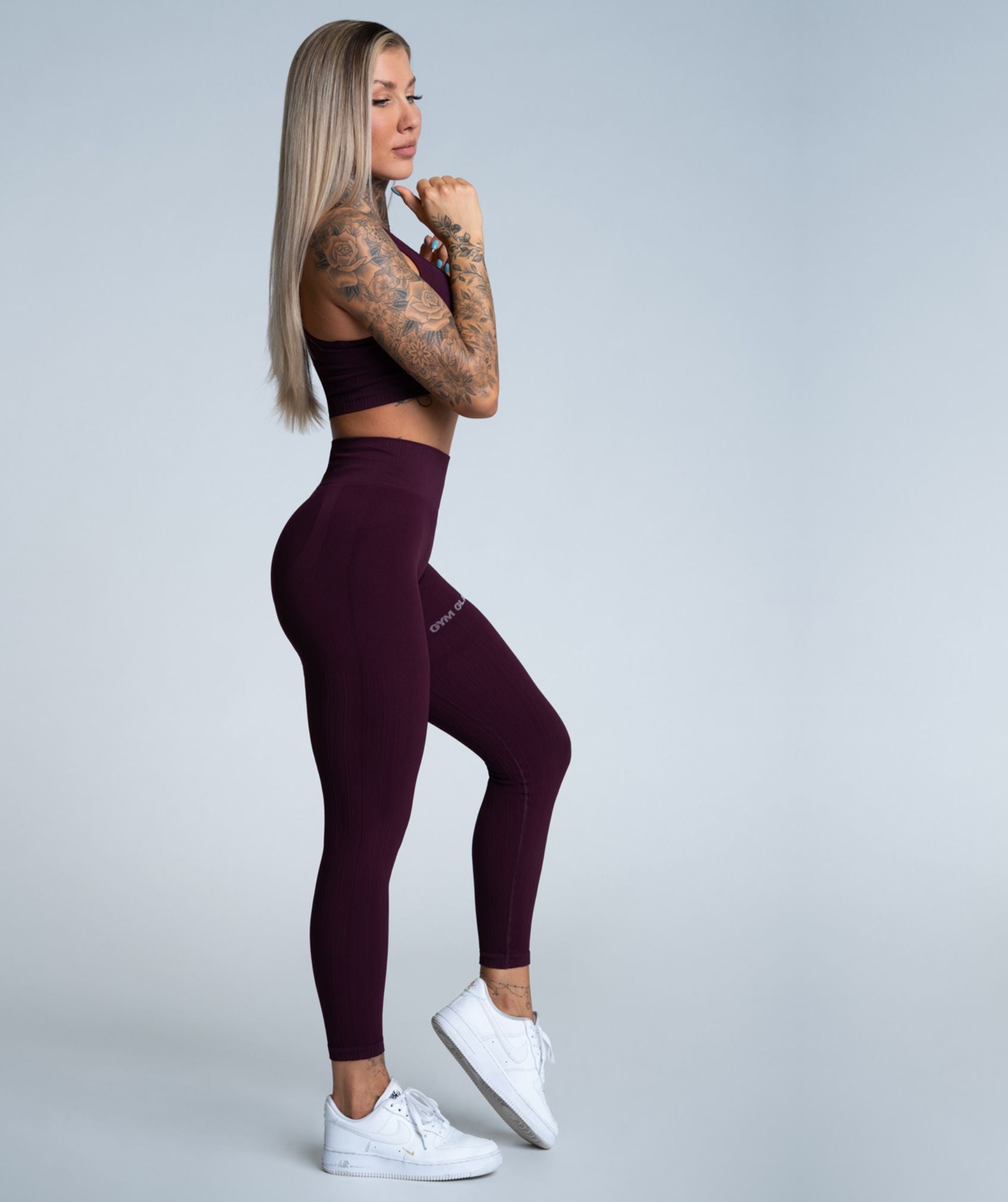 Gym Glamour - Mimi Seamless Leggings (Grape)