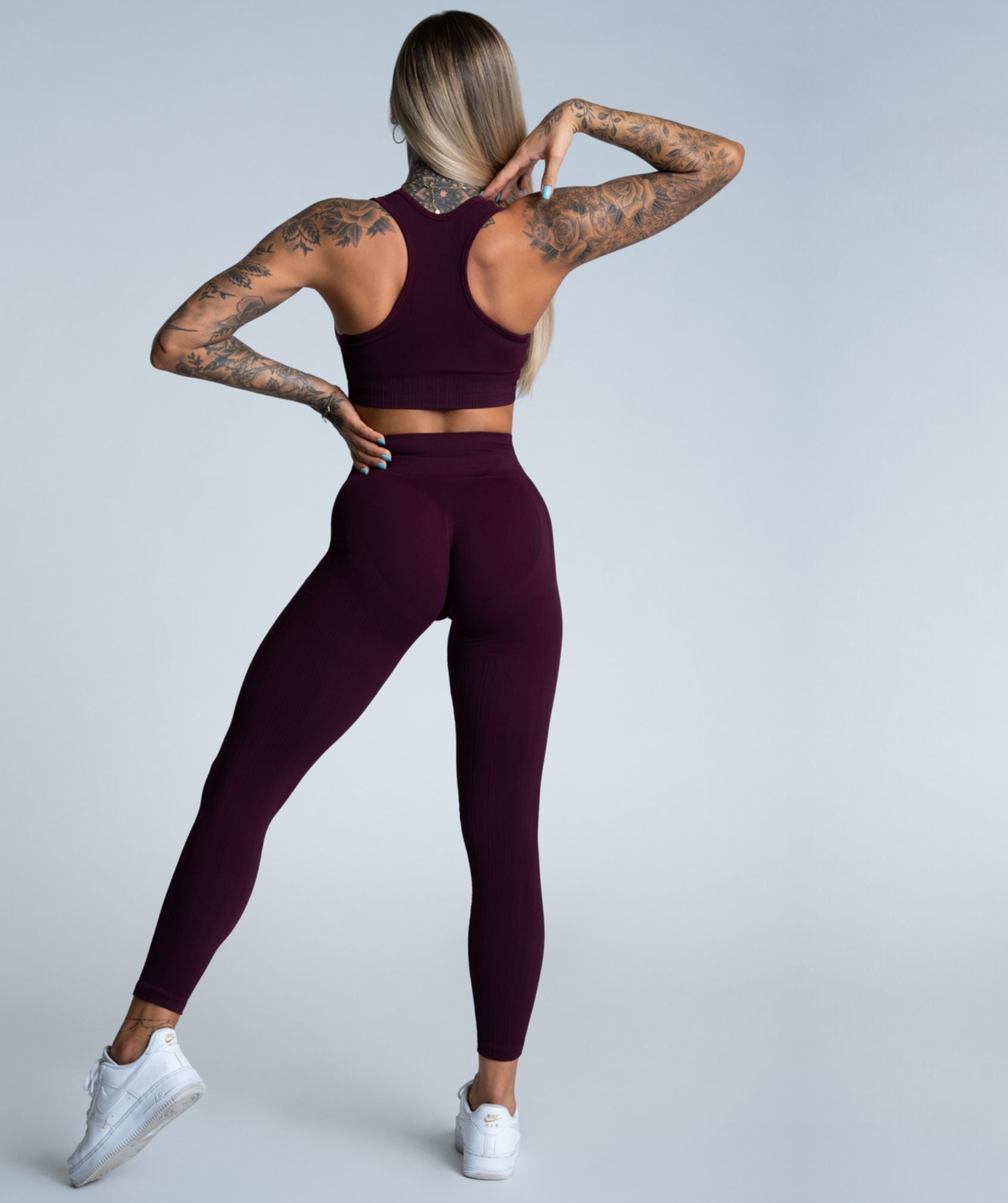 Gym Glamour - Mimi Seamless Leggings (Grape)