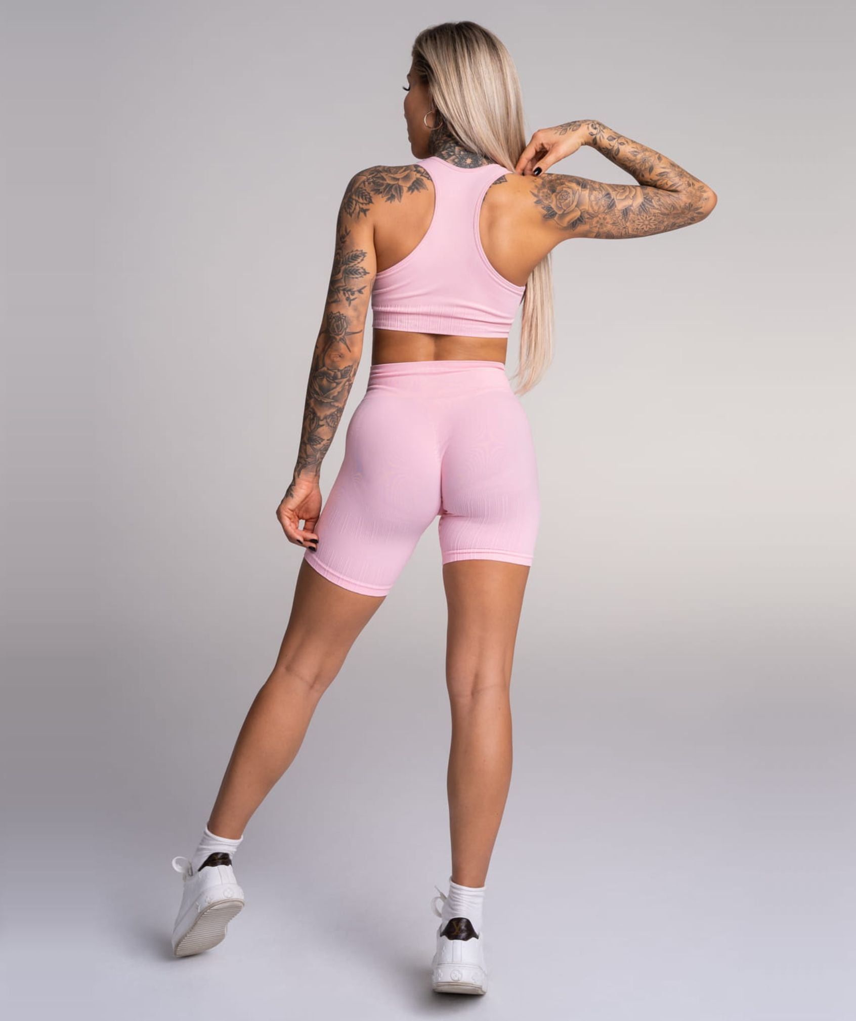 Gym Glamour - Mimi Biker Shorts (Candy Pink)