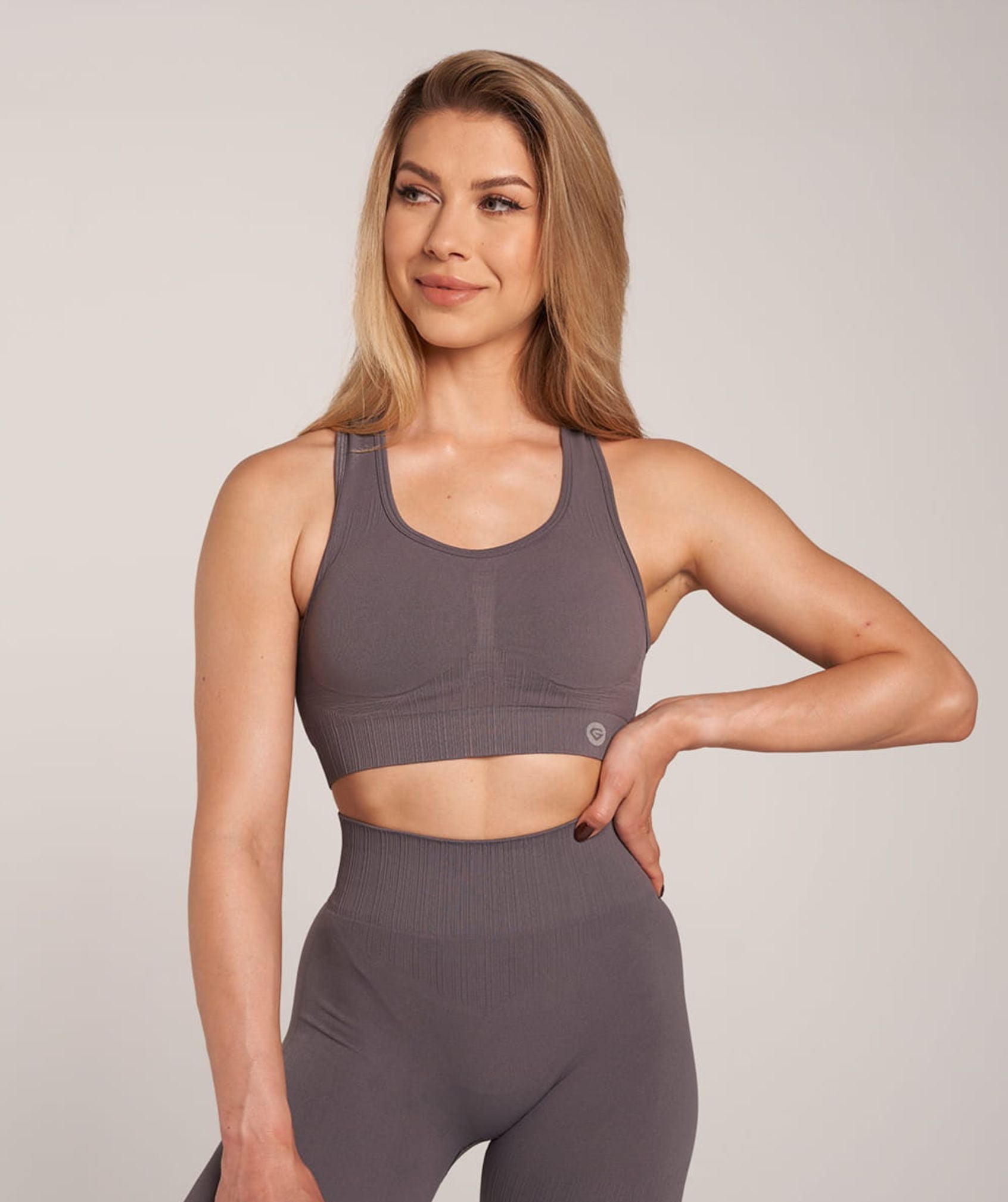 Gym Glamour - Mimi Seamless Sportsbh (Grey)