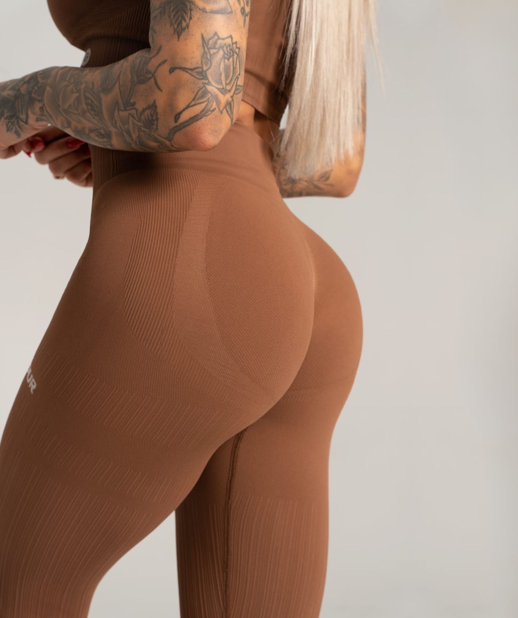 Gym Glamour - Mimi Seamless Leggings (Chocolate)