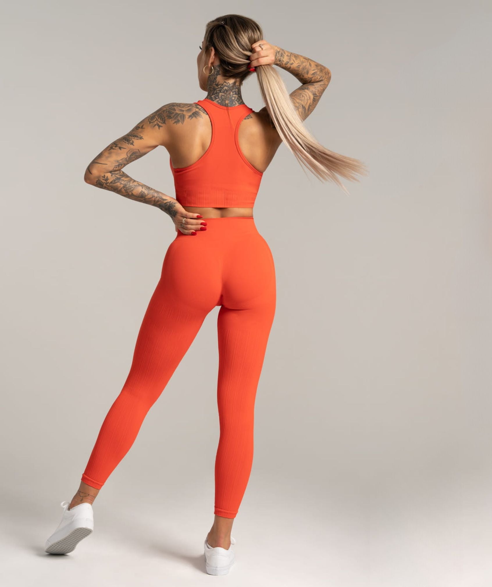 Gym Glamour - Mimi Seamless Leggings (Coral)