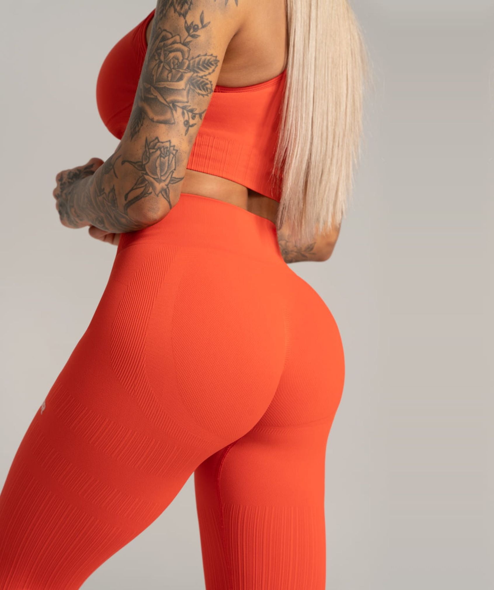 Gym Glamour - Mimi Seamless Leggings (Coral)