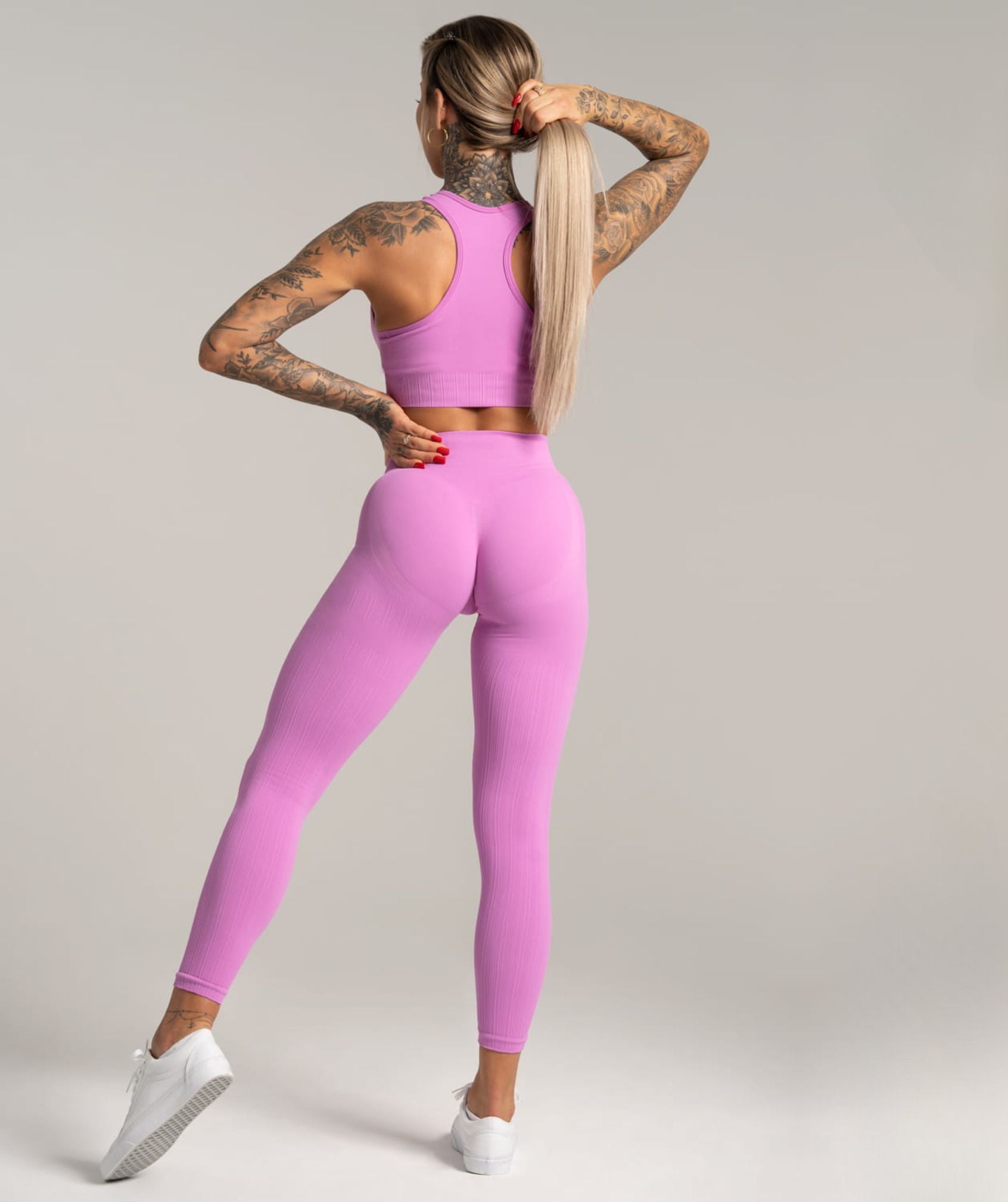Gym Glamour - Mimi Seamless Leggings (Pink)
