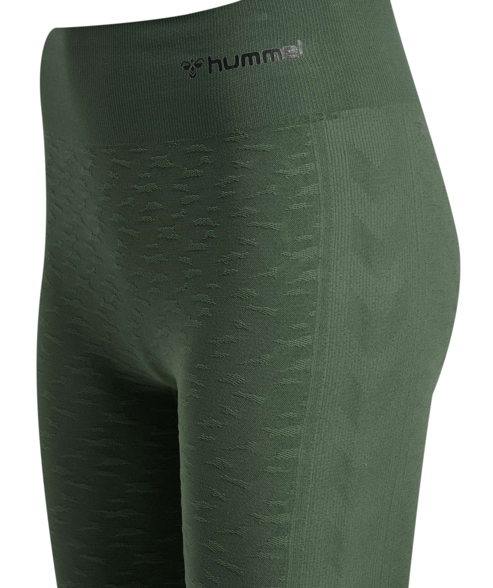 Hummel® - Focus Seamless HW Tights (Climbing Ivy)