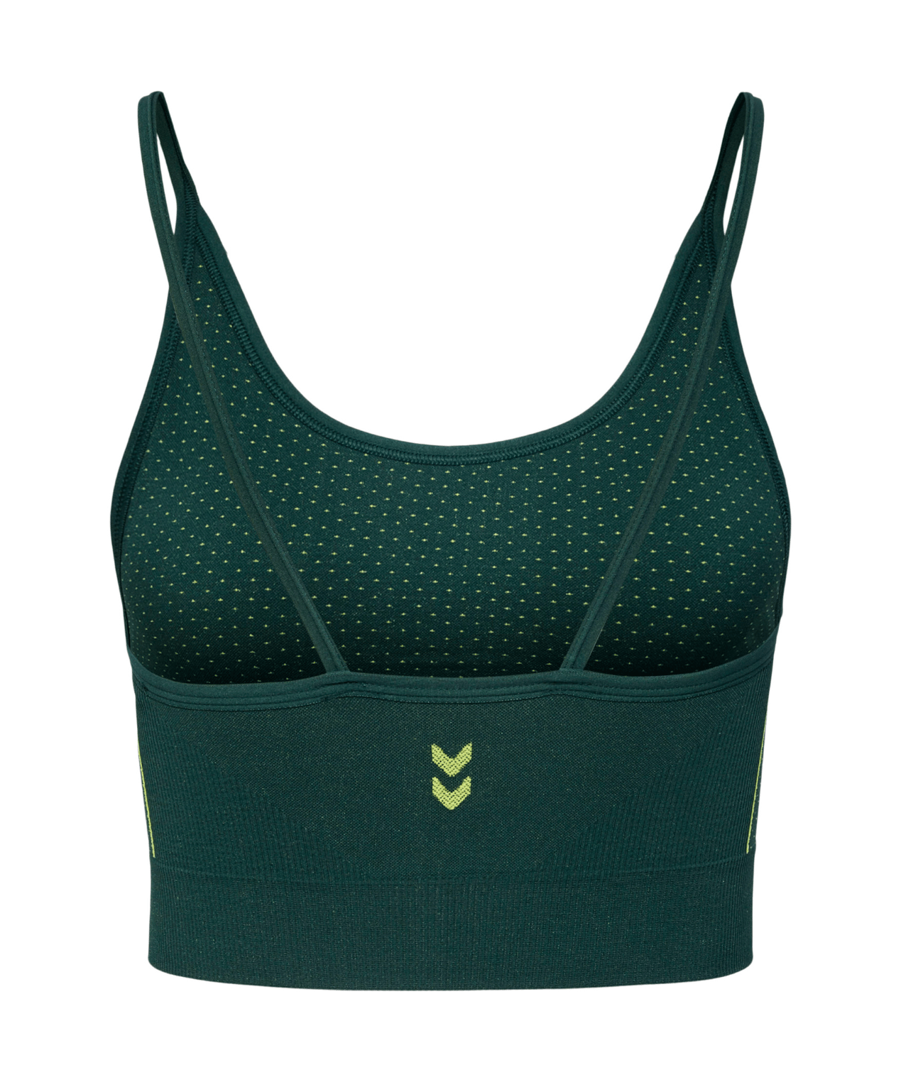 Hummel® - Zone Seamless Sports Bra (Deep Teal/Sulphur Spring)