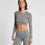 Hummel® - PI Seamless Crop T-shirt LS (Sharkskin)